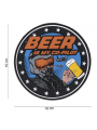 PVC 444190 PATCH 3D BEER IS MY CO-PILOT