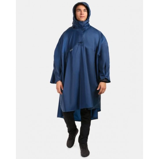 Αδιάβροχο Πόντσο Unisex Kilpi Rait-U 10.000mm Kilpi Rait-U Unisex αδιάβροχο πόντσο. Υλικό Siberium 10.000 2L, θερμοσυγκολλημένες ραφές, τσέπη καγκουρό & θήκη μεταφοράς