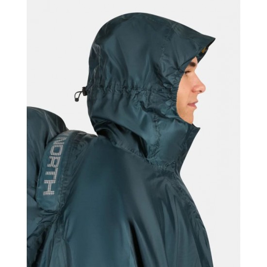 Αδιάβροχο Πόντσο Unisex Kilpi Rait-U 10.000mm Kilpi Rait-U Unisex αδιάβροχο πόντσο. Υλικό Siberium 10.000 2L, θερμοσυγκολλημένες ραφές, τσέπη καγκουρό & θήκη μεταφοράς