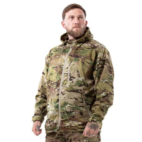 Αδιάβροχο Τζάκετ Arktis A310 Rainshield Coat V2 - MultiCam Ελαφρύ Αδιάβροχο Αναδιπλούμενο Μπουφάν Υψηλής Ανθεκτικότητας από Ύφασμα Nylon DWR Minirip, με 100% Αδιάβροχη Εσωτερική Μεμβράνη Dropliner