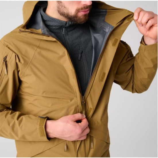 Αδιάβροχο Τζάκετ Helikon-Tex Chinook Jacket Αδιάβροχο τζάκετ Helikon-Tex Chinook με μεμβράνη 2.5L (20.000mm / 20.000 g/m²/24h). Ελαφρύ (400g), με θερμοκολλημένες ραφές, αεραγωγούς & YKK® φερμουάρ