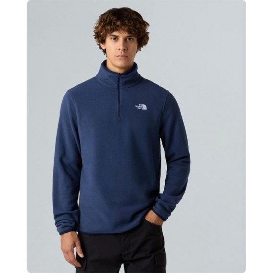 Ανδρική Ζακέτα Fleece - The North Face Glacier ¼ Zip - NF0A8D0Q The North Face Men’s Glacier ¼ Zip Ανδρική ελαφριά ζακέτα fleece. Κατασκευή από 100% ανακυκλωμένο πολυεστέρα 165g/m², τσέπες με φερμουάρ & Circular Design