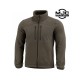 Technical Pentagon Ajax 2.5 fleece jacket (K08071) with 385GSM weight & high CLO thermal insulation. Monochromatic professional design, compatible with MJC system