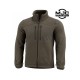 Technical Pentagon Ajax 2.5 fleece jacket (K08071) with 385GSM weight & high CLO thermal insulation. Monochromatic professional design, compatible with MJC system