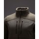 Technical Pentagon Ajax 2.5 fleece jacket (K08071) with 385GSM weight & high CLO thermal insulation. Monochromatic professional design, compatible with MJC system