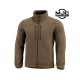 Technical Pentagon Ajax 2.5 fleece jacket (K08071) with 385GSM weight & high CLO thermal insulation. Monochromatic professional design, compatible with MJC system