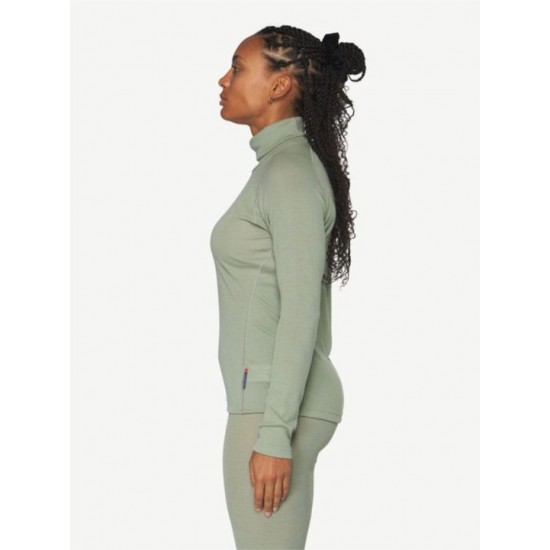 Devold Adventure Merino 190 Γυναικεία ισοθερμική μακρυμάνικη μπλούζα με ψηλό λαιμό. 100% μαλλί Merino 190g/m², επίπεδες ραφές & εξαιρετική θερμομόνωση