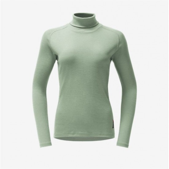 Devold Adventure Merino 190 Γυναικεία ισοθερμική μακρυμάνικη μπλούζα με ψηλό λαιμό. 100% μαλλί Merino 190g/m², επίπεδες ραφές & εξαιρετική θερμομόνωση