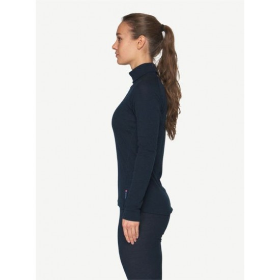 Devold Adventure Merino 190 Γυναικεία ισοθερμική μακρυμάνικη μπλούζα με ψηλό λαιμό. 100% μαλλί Merino 190g/m², επίπεδες ραφές & εξαιρετική θερμομόνωση