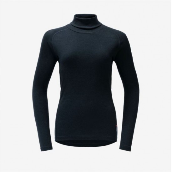 Devold Adventure Merino 190 Γυναικεία ισοθερμική μακρυμάνικη μπλούζα με ψηλό λαιμό. 100% μαλλί Merino 190g/m², επίπεδες ραφές & εξαιρετική θερμομόνωση