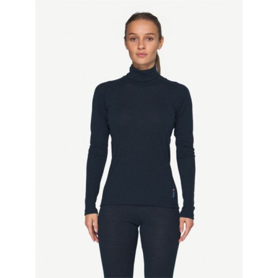 Devold Adventure Merino 190 Γυναικεία ισοθερμική μακρυμάνικη μπλούζα με ψηλό λαιμό. 100% μαλλί Merino 190g/m², επίπεδες ραφές & εξαιρετική θερμομόνωση