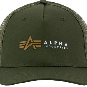 Alpha Label Trucker Cap - Καπέλο Snapback με Mesh Πλάτη - Alpha Industries
