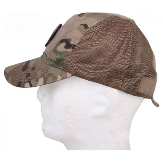 Ελαφρύ Επιχειρησιακό Καπέλο EmersonGear με Ύφασμα Πλέγματος Υψηλής Διαπνοής, Υδατοαπωθητική Προστασία, Ρυθμιζόμενη Ελαστική Εφαρμογή και Πάνελ Velcro