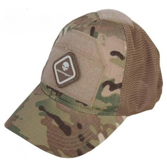 Ελαφρύ Επιχειρησιακό Καπέλο EmersonGear με Ύφασμα Πλέγματος Υψηλής Διαπνοής, Υδατοαπωθητική Προστασία, Ρυθμιζόμενη Ελαστική Εφαρμογή και Πάνελ Velcro