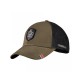 Καπέλο τζόκεϊ τύπου trucker Pentagon Revenant Cap. Με βαμβακερό μπροστινό μέρος, διχτυωτή φόδρα στο πίσω μέρος για αερισμό & εσωτερική πορτοκαλί επένδυση