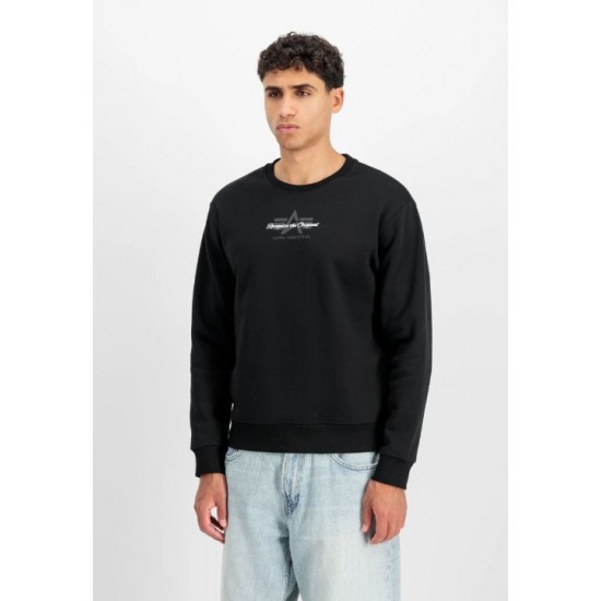 Ανδρική Μπλούζα Φούτερ Alpha Industries Foam Mid Logo Alpha Industries Foam Mid Logo Sweatshirt Ανδρική μπλούζα φούτερ. Με ύφασμα 330 g/m², 3D εκτύπωση αφρού, κανονική εφαρμογή & στρατιωτική ποιότητα
