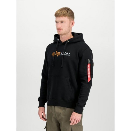 Ανδρικό Φούτερ με Κουκούλα Alpha Industries Alpha Label Hoodie Alpha Industries Alpha Label Hoodie Ανδρικό φούτερ με κουκούλα. Υφασμα 330 g/m², τσέπη μανικιού RBF, κανονική εφαρμογή & στρατιωτική ποιότητα