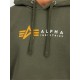 Ανδρικό Φούτερ με Κουκούλα Alpha Industries Alpha Label Hoodie Alpha Industries Alpha Label Hoodie Ανδρικό φούτερ με κουκούλα. Υφασμα 330 g/m², τσέπη μανικιού RBF, κανονική εφαρμογή & στρατιωτική ποιότητα