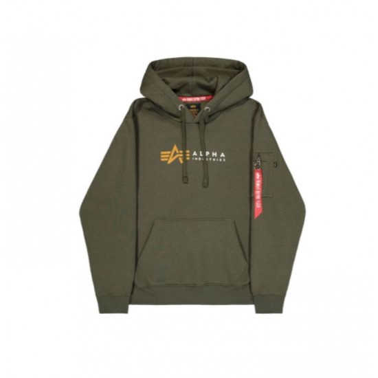 Ανδρικό Φούτερ με Κουκούλα Alpha Industries Alpha Label Hoodie Alpha Industries Alpha Label Hoodie Ανδρικό φούτερ με κουκούλα. Υφασμα 330 g/m², τσέπη μανικιού RBF, κανονική εφαρμογή & στρατιωτική ποιότητα