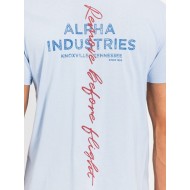 Ανδρικό Κοντομάνικο Μπλουζάκι - Alpha Industries Signature Backprint T-Shirt 148516