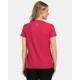 Women's Short Sleeve T-Shirt Kilpi Lismain-W - 1L0302KI Kilpi Lismain-W Technical Women's Sports T-Shirt Made from Quick-Drying OPTI-DRY Fabric with Nature-Inspired Pattern