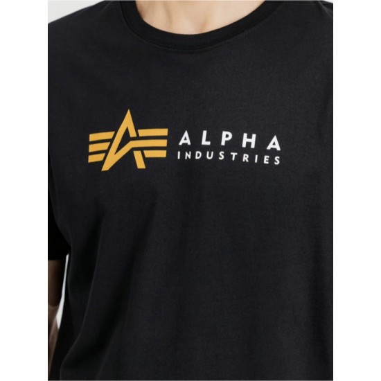 Alpha Industries Alpha Label T - Ανδρικό Κοντομάνικο Μπλουζάκι 100% Βαμβάκι
