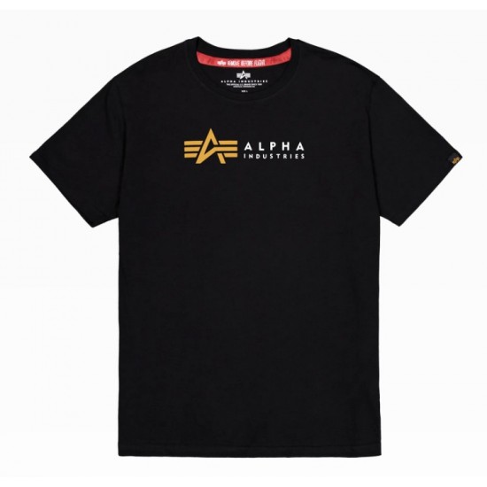 Alpha Industries Alpha Label T - Ανδρικό Κοντομάνικο Μπλουζάκι 100% Βαμβάκι
