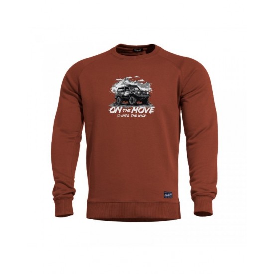 Μπλούζα Φούτερ Pentagon Hawk Sweater ON THE MOVE - K09019-OM Ανθεκτική μπλούζα φούτερ Pentagon Hawk On The Move (K09019-OM) από 75% βαμβάκι & 25% πολυεστέρα. Διακριτική low-profile εμφάνιση, αφρώδης επένδυση & αντιοσμητική προστασία