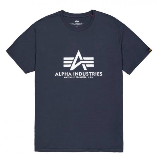 ΜΠΛΟΥΖΑΚΙ ΚΟΝΤΟΜΑΝΙΚΟ ALPHA INDUSTRIES Basic Big Logo T-Shirt ΜΠΛΟΥΖΑΚΙ ΚΟΝΤΟΜΑΝΙΚΟ ALPHA INDUSTRIES Basic Big Logo T-Shirt