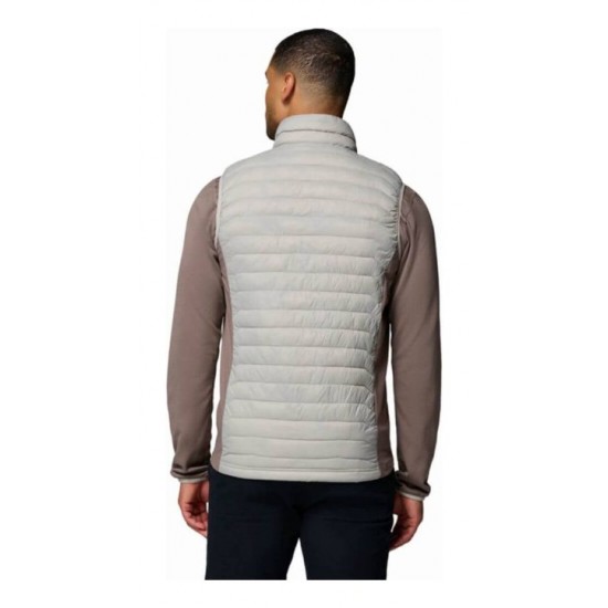Men’s Vest Columbia Powder Pass Hybrid Vest - 2126111 Columbia Powder Pass Sleeveless Puffer Vest with Omni-SHIELD™ Technology, Recycled Polyester Insulation & Stretch Side Panels