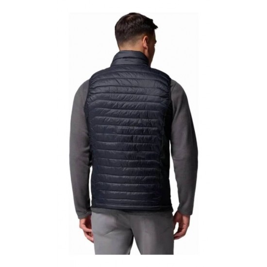 Men’s Vest Columbia Powder Pass Hybrid Vest - 2126111 Columbia Powder Pass Sleeveless Puffer Vest with Omni-SHIELD™ Technology, Recycled Polyester Insulation & Stretch Side Panels
