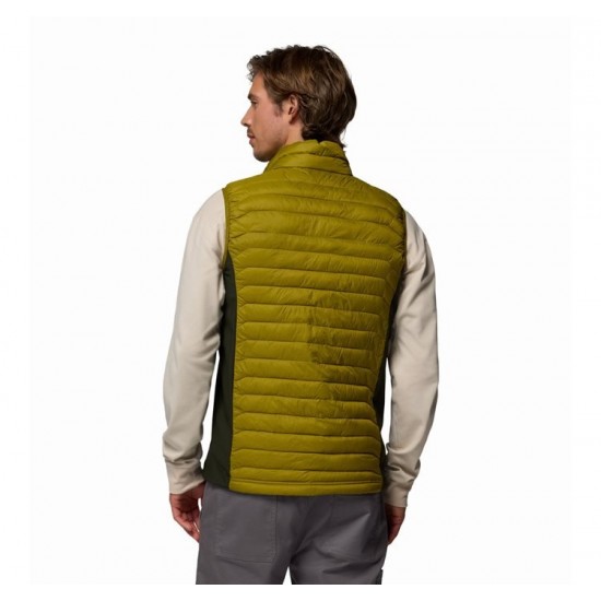 Men’s Vest Columbia Powder Pass Hybrid Vest - 2126111 Columbia Powder Pass Sleeveless Puffer Vest with Omni-SHIELD™ Technology, Recycled Polyester Insulation & Stretch Side Panels