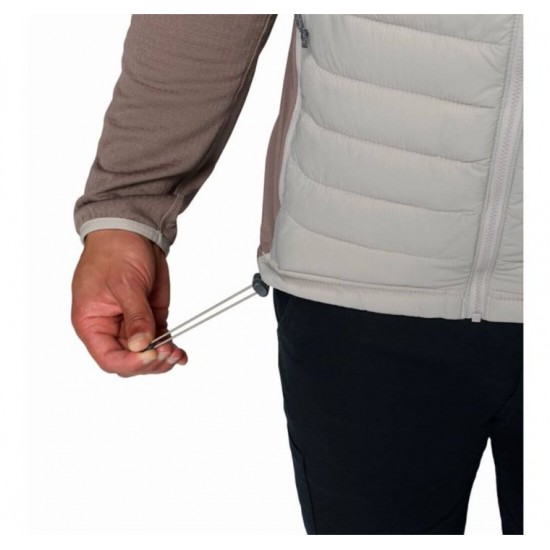 Men’s Vest Columbia Powder Pass Hybrid Vest - 2126111 Columbia Powder Pass Sleeveless Puffer Vest with Omni-SHIELD™ Technology, Recycled Polyester Insulation & Stretch Side Panels