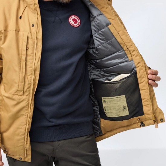 Ανδρικό Χειμερινό Μπουφάν - Fjallraven Skogso Padded Jacket M Fjallraven Skogso Padded Jacket M (F82279) ανδρικό ελαφρύ χειμερινό τζάκετ. Ύφασμα G-1000®, μόνωση PrimaLoft® Black RISE, ρυθμιζόμενη κουκούλα & 6 τσέπες
