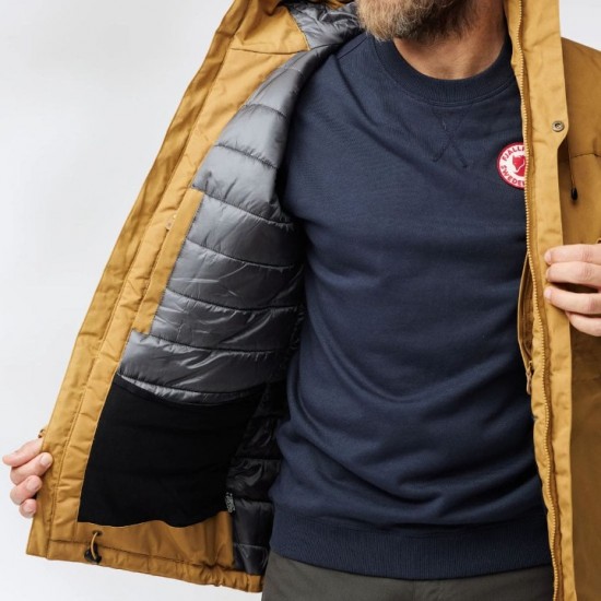 Ανδρικό Χειμερινό Μπουφάν - Fjallraven Skogso Padded Jacket M Fjallraven Skogso Padded Jacket M (F82279) ανδρικό ελαφρύ χειμερινό τζάκετ. Ύφασμα G-1000®, μόνωση PrimaLoft® Black RISE, ρυθμιζόμενη κουκούλα & 6 τσέπες