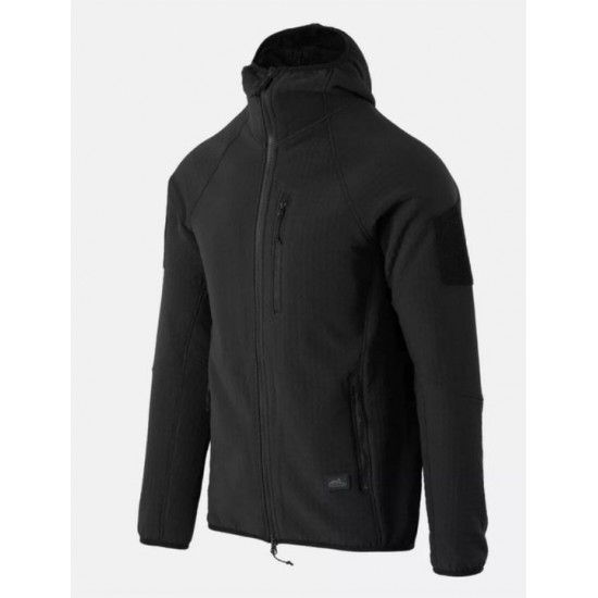 Fleece & Softshell Jacket – Helikon Tex Patriot PRO Helikon Tex Patriot PRO Men's Tactical & Outdoor Jacket featuring STORMFLEECE® technology, windproof protection, 5 pockets, an ergonomic hood, YKK® zippers, and laser-cut loop panels.