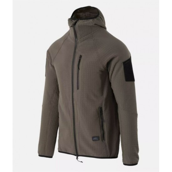 Fleece & Softshell Jacket – Helikon Tex Patriot PRO Helikon Tex Patriot PRO Men's Tactical & Outdoor Jacket featuring STORMFLEECE® technology, windproof protection, 5 pockets, an ergonomic hood, YKK® zippers, and laser-cut loop panels.