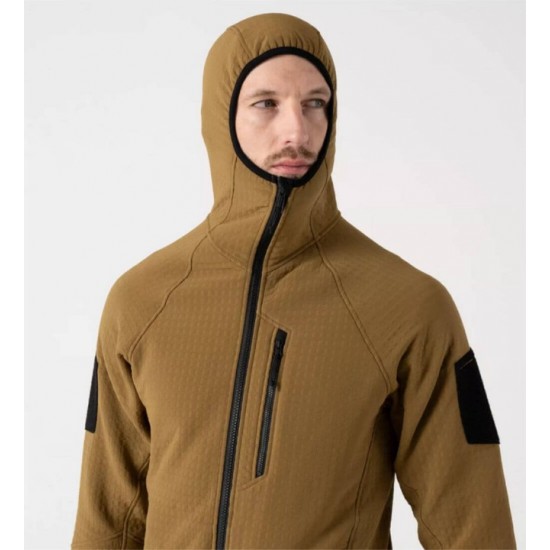 Fleece & Softshell Jacket – Helikon Tex Patriot PRO Helikon Tex Patriot PRO Men's Tactical & Outdoor Jacket featuring STORMFLEECE® technology, windproof protection, 5 pockets, an ergonomic hood, YKK® zippers, and laser-cut loop panels.