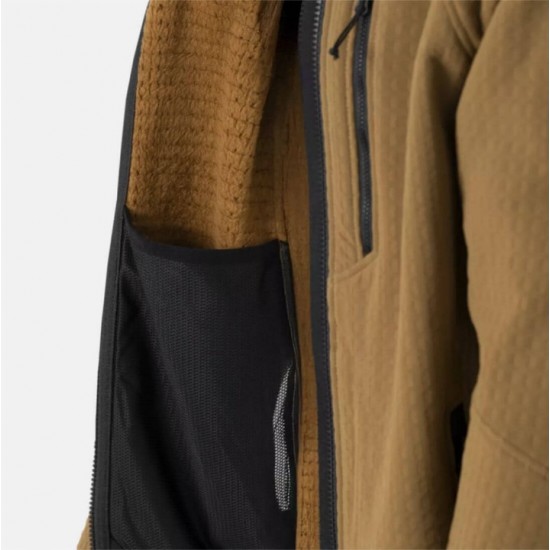 Fleece & Softshell Jacket – Helikon Tex Patriot PRO Helikon Tex Patriot PRO Men's Tactical & Outdoor Jacket featuring STORMFLEECE® technology, windproof protection, 5 pockets, an ergonomic hood, YKK® zippers, and laser-cut loop panels.