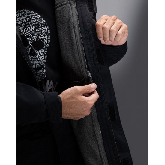Ζακέτα Pentagon Athos 2.5 Men's Fleece Jacket - K08069 Ανδρική ζακέτα Tactical Fleece Pentagon Athos 2.5 (K08069). Μονοχρωματικός σχεδιασμός, ύφασμα 320 GSM, τσέπη softshell, δείκτης CLO & συμβατότητα MJC®