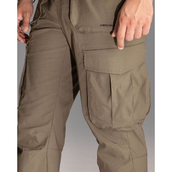 Παντελόνι Pentagon Arden Functional Pants - K05073 Ελαφρύ Επιχειρησιακό Παντελόνι Pentagon από 165g/m² Nylon & Elastane, με Ελαστική Μέση και Αρθρωτά Γόνατα