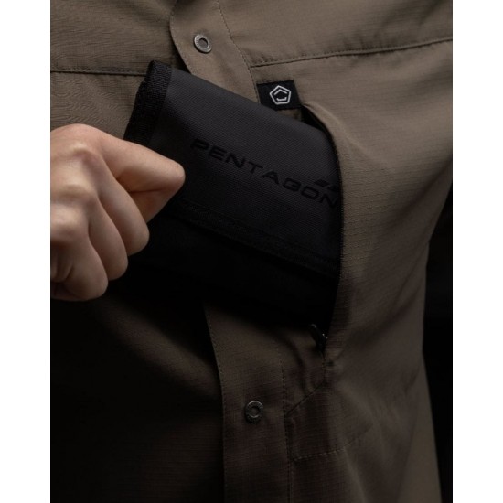 Πουκάμισο Κοντομάνικο Pentagon Trail Expedition Shirt - K02036 Pentagon Πουκάμισο Κοντομάνικο Quick-dry, Ανθεκτικό, Επιχειρησιακό & Ορειβασίας με Αντιηλιακή Προστασία UPF 50 και Αντιμικροβιακή Τεχνολογία