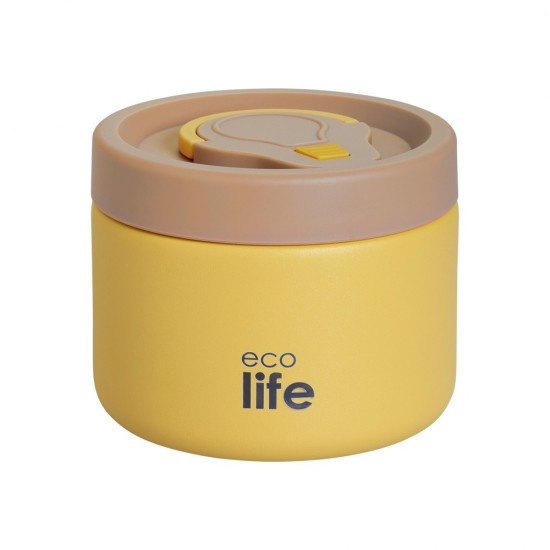 ΘΕΡΜΟΣ ΦΑΓΗΤΟΥ ΣΤΡΟΓΓΥΛΟ 650ML ECOLIFE