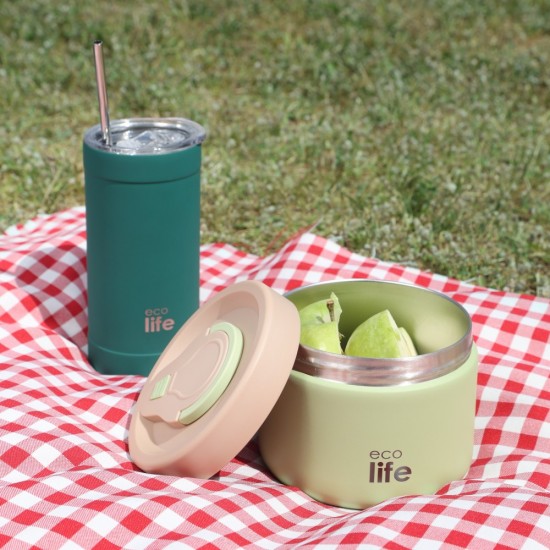 ΘΕΡΜΟΣ ΦΑΓΗΤΟΥ ΣΤΡΟΓΓΥΛΟ 650ML ECOLIFE