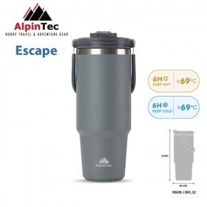 Θερμός Ποτήρι Ανοξείδωτο - Alpintec Escape Tumbler 1050ml