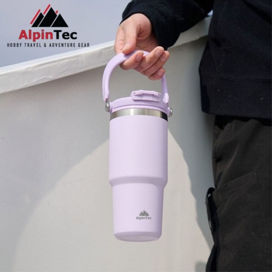 Θερμός Ποτήρι Ανοξείδωτο - Alpintec Escape Tumbler 1050ml Κορυφαίας ποιότητας ανοξείδωτο θερμός Alpintec Escape Tumbler 1050ml. Με μόνωση κενού αέρος, έξυπνο καπάκι 2-σε-1 με καλαμάκι, εργονομική λαβή και 100% BPA-Free