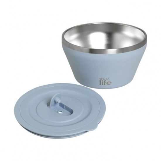 Θερμός Φαγητού Ανοξείδωτο Υδατοστεγές - Ecolife Thermos Bowl 1180ml Ecolife Thermos Bowl 1180ml ανοξείδωτο θερμός φαγητού. Υδατοστεγές, αεροστεγές, με διπλό τοίχωμα 18/8, διατήρηση θερμοκρασίας 3-4 ώρες & BPA Free