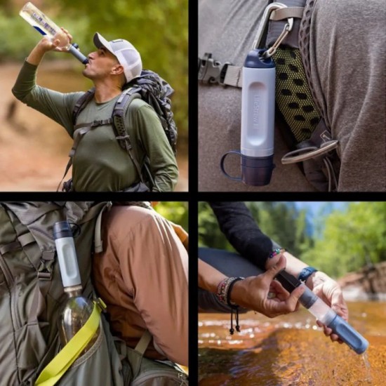 Lifestraw Solo Peak Series – Φίλτρο Νερού Επιβίωσης για Πεζοπορία & Tactical - Ελαφρύ, compact, με δυνατότητα φιλτραρίσματος 2000 λίτρων