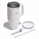 Hydro Flask 32 oz Travel Tumbler (946 ml) Stainless Steel Insulated Tumbler with Handle Insulated Hydro Flask 946ml Travel Tumbler made from premium 18/8 stainless steel, featuring an ergonomic carry handle, TempShield® double-wall vacuum insulation, and a flexible straw lid