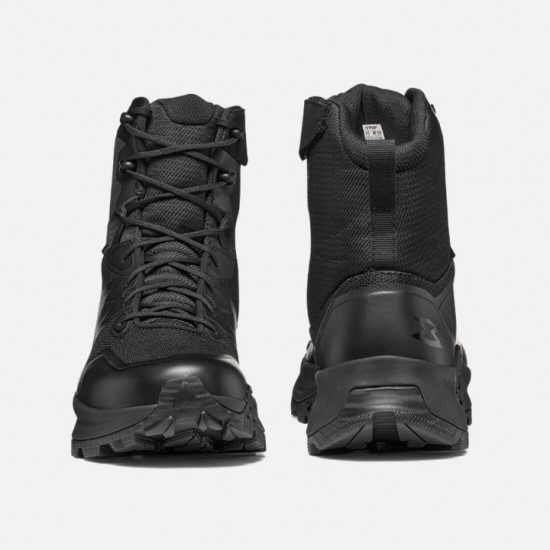 Tactical Boots - Garmont Contact 6 Zip WP Waterproof 6-Inch Garmont Tactical Boots with G-DRY Membrane, Quick-Access Side Zipper, Anti-Static Vibram Tactoor Sole, and ADD Anatomical Technology